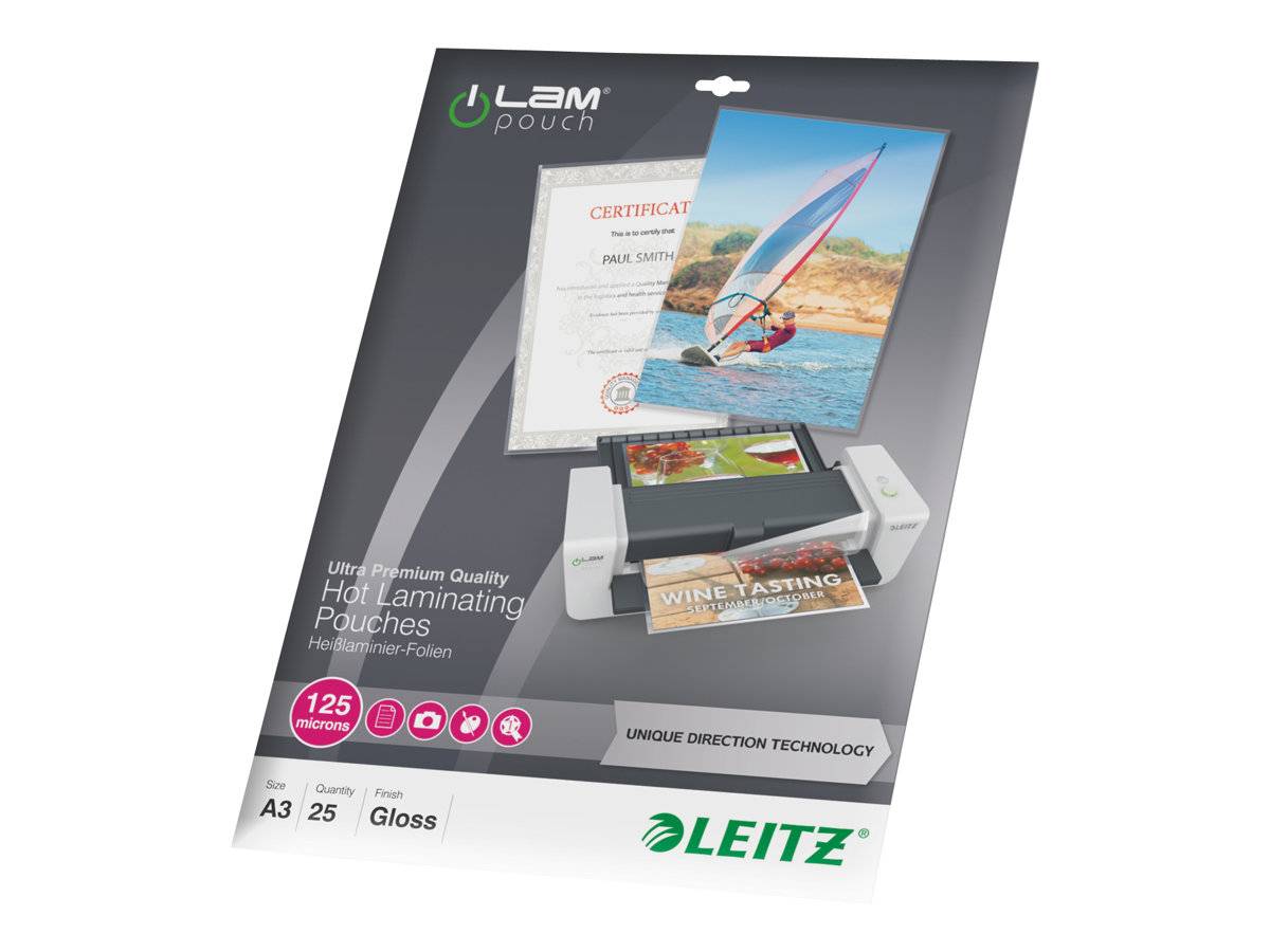 ESSELTE LEITZ - Leitz - Glänzend, kristallklar - A3 (297 x 420-7