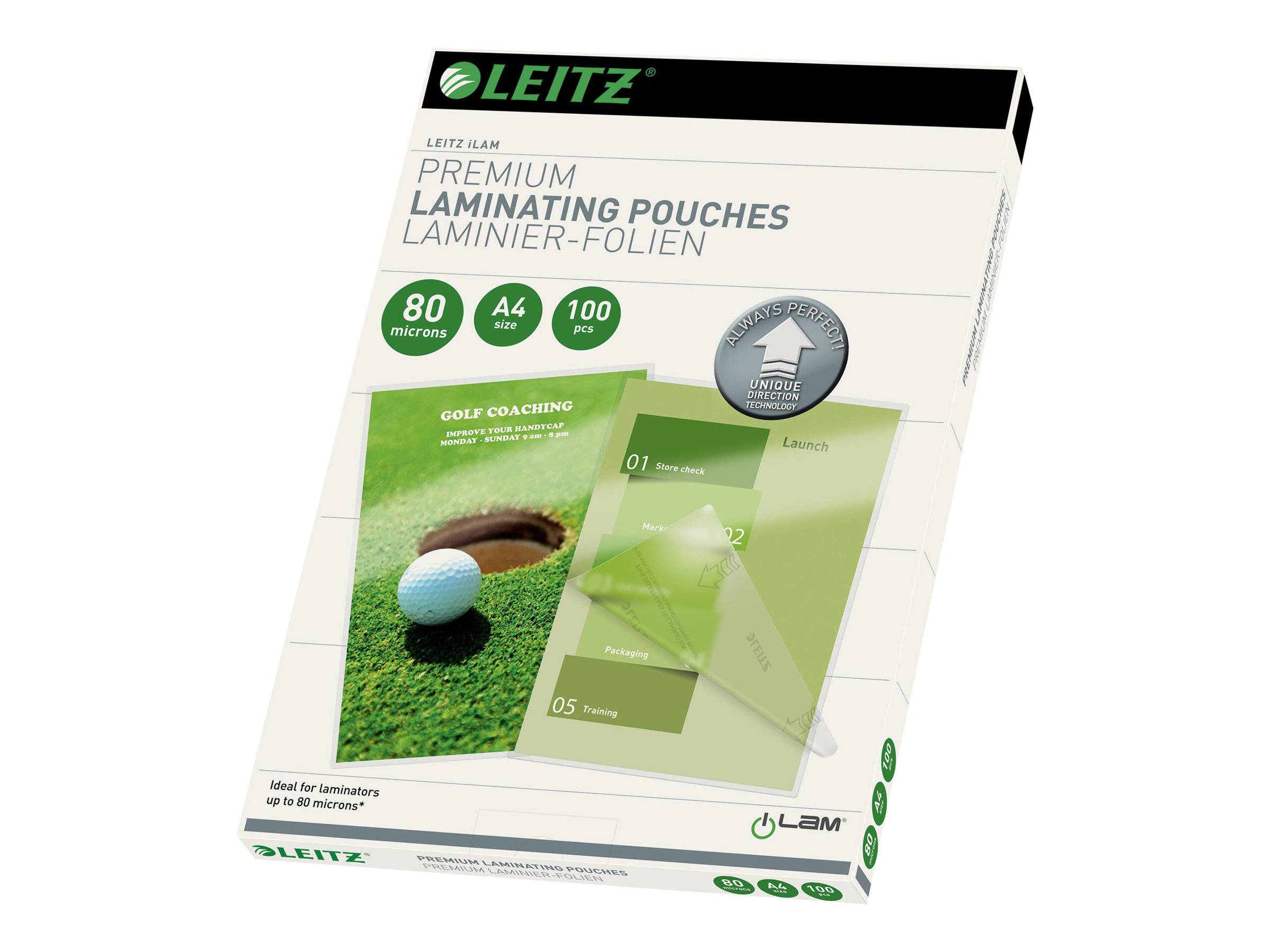 ESSELTE LEITZ - Leitz - Glänzend, kristallklar - A4 (210 x 297-0