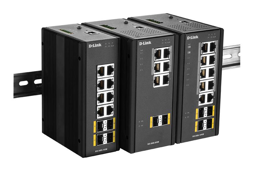 D-Link DIS-300G-12SW 12-Port SwitchLayer2 Managed Gigabit Industrial-4