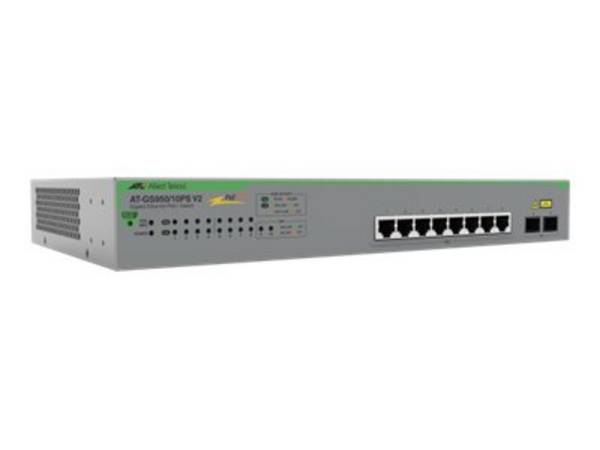 Allied Telesis GIGABIT WEBSMART SWITCH 8XTPOE+ Switch 1 Gbps
