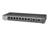 NETGEAR GS110MX - Switch - unmanaged - 8 x 1000Base-T + 2 x 100/1000/2,5 G/5 G/10 G (Uplink)