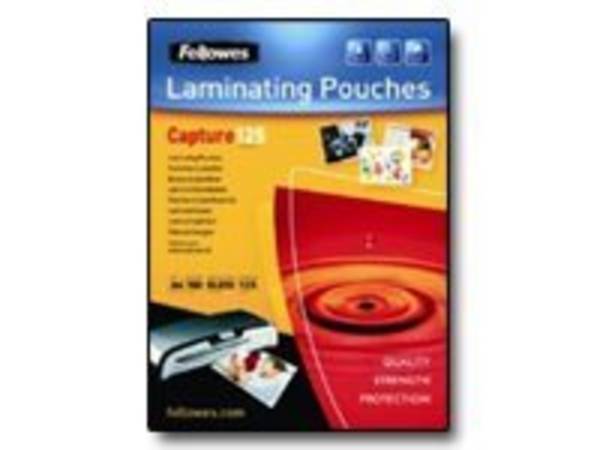 Fellowes Laminating Pouches Capture 125 micron