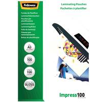 Fellowes Laminating Pouches Impress 100 Micron - 100 Mikrometer - 100er-Pack - glänzend - durchsichtig - A3 (297 x 420 m-3