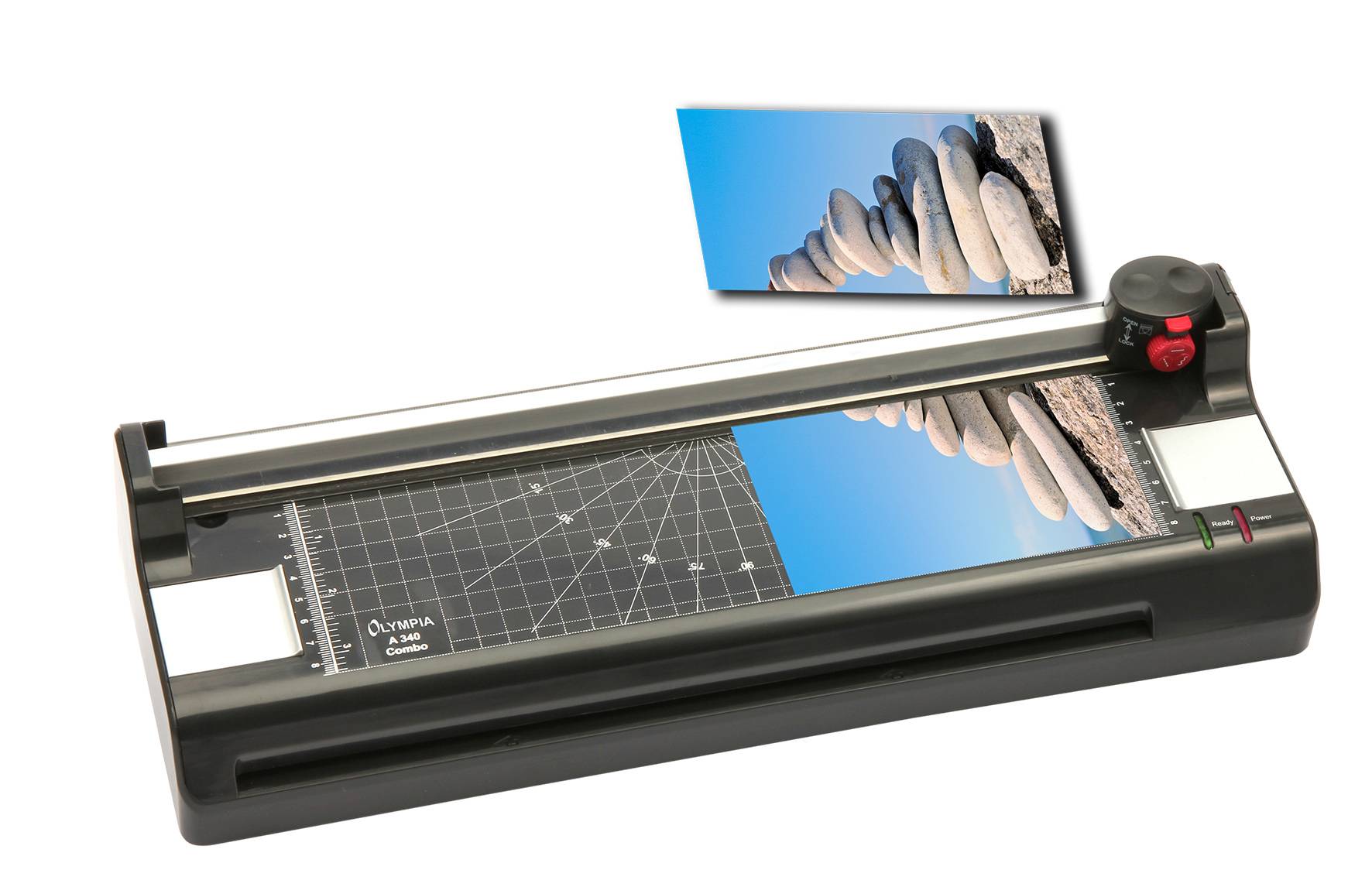 Olympia A 340 Combo, 33 cm, Kalt-/Warmlaminator, 250 mm/min, 0,5 mm, A3, Manuell-2