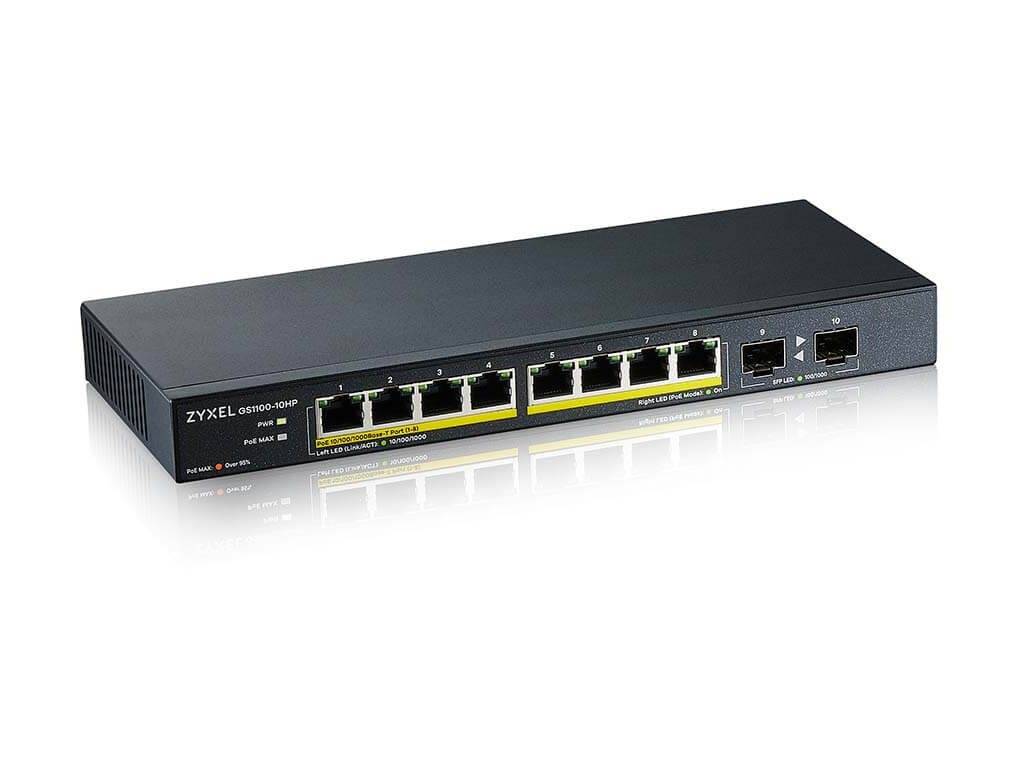 Zyxel GS1100-10HP - Switch - unmanaged - 8 x 10/100/1000 (PoE+)-2
