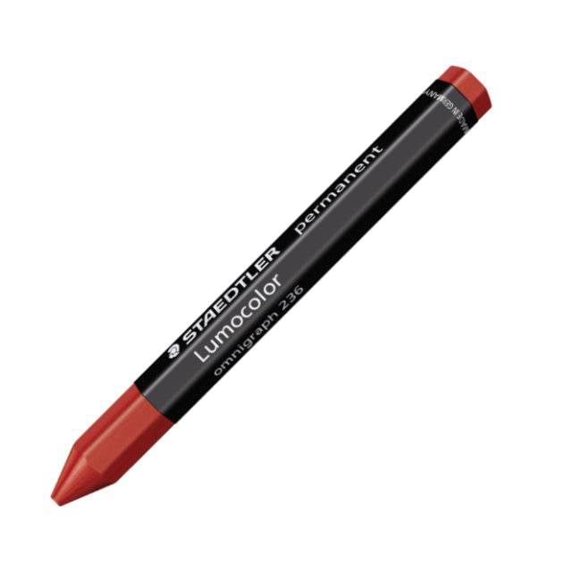 Staedtler Lumocolor 236 omnigraph permanent 236-2 Signierkreide Rot-2