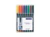 STAEDTLER Lumocolor 318 - Filzstift - permanent - für Overhead-Projektor-Folien - gemischte Farben - 0.6 mm - fein (Pack