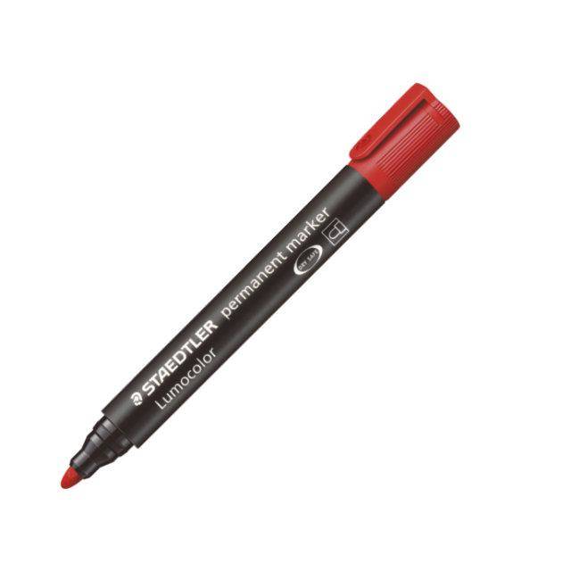 Permanentmarker Lumocolor 2mm rot-2