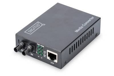 DIGITUS - Gigabit Medienkonverter, RJ45 / ST-4