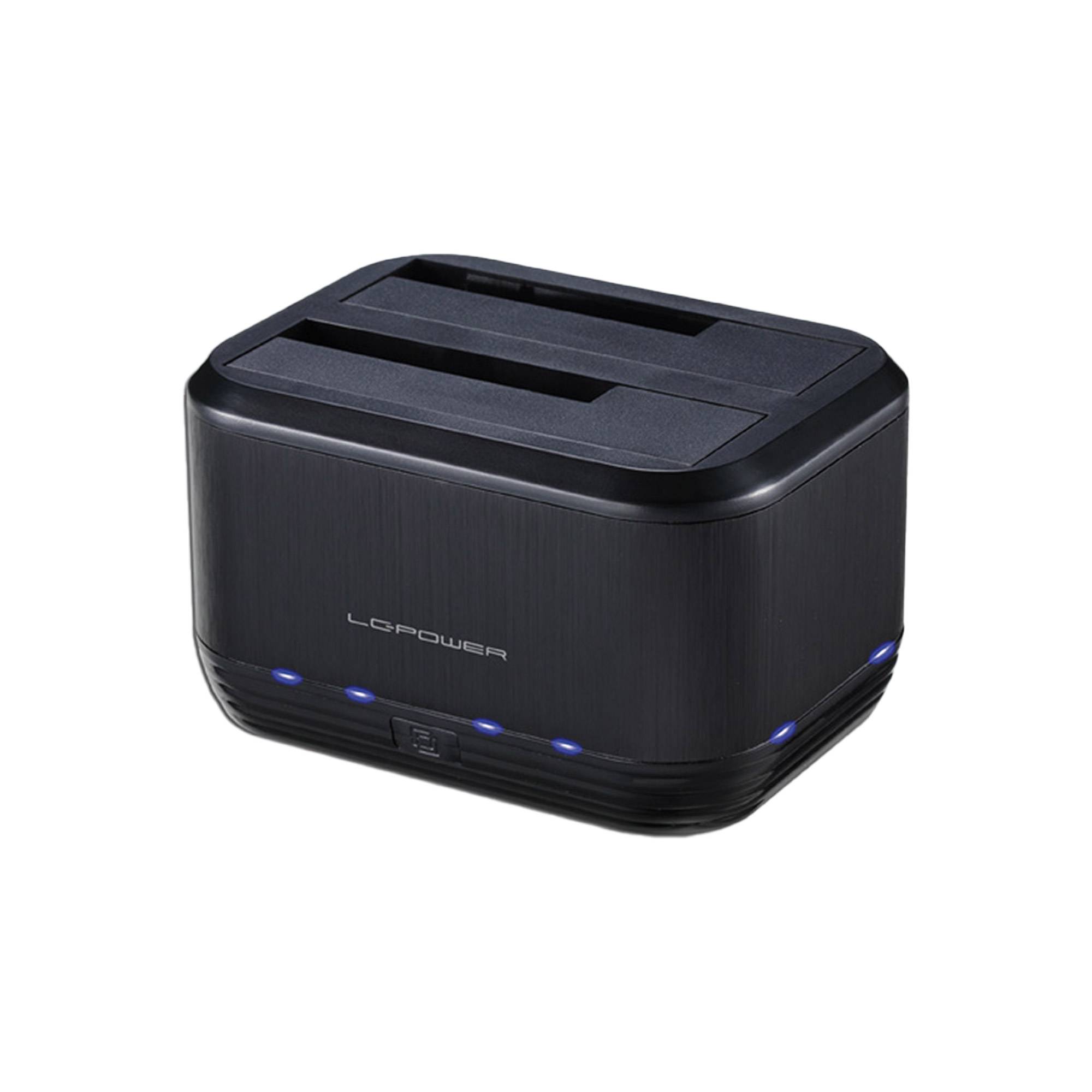 LC-POWER - LC Power LC-DOCK-U3-III - HDD-Dockingstation mit Ein/Aus-Schalter, Klon-Funktion Schächte: 2 - 2,5" / 3,5" ge-0