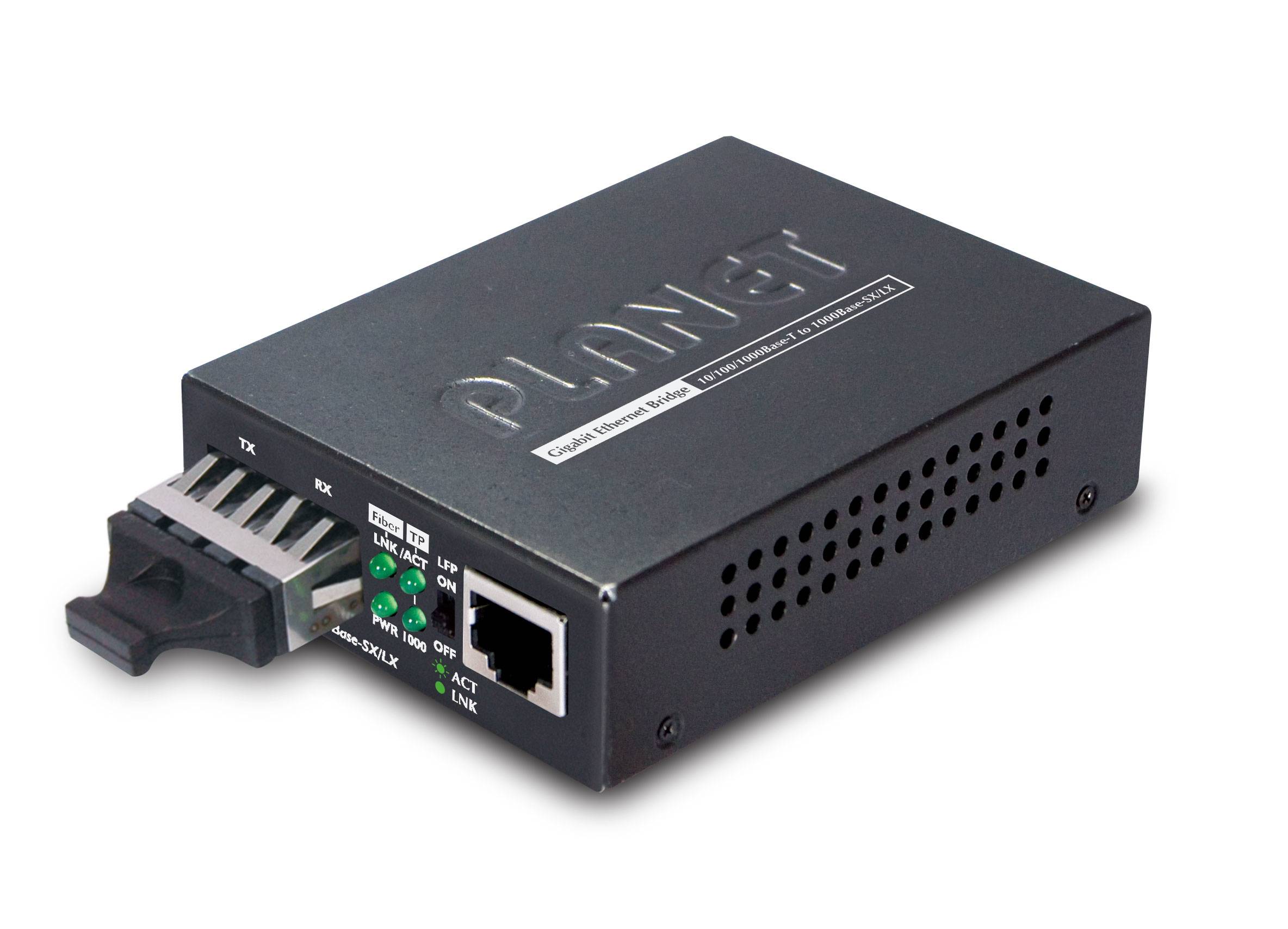 PLANET GT-802 - Medienkonverter - 1GbE - 10Base-T, 1000Base-SX, 100Base-TX, 1000Base-T-4
