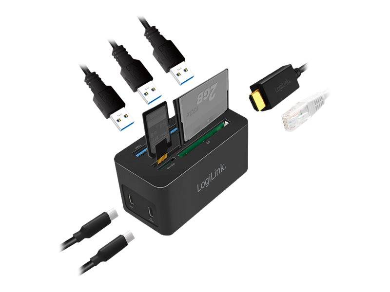 LogiLink - Dockingstation - USB-C 3.2 Gen 1 - HDMI-4