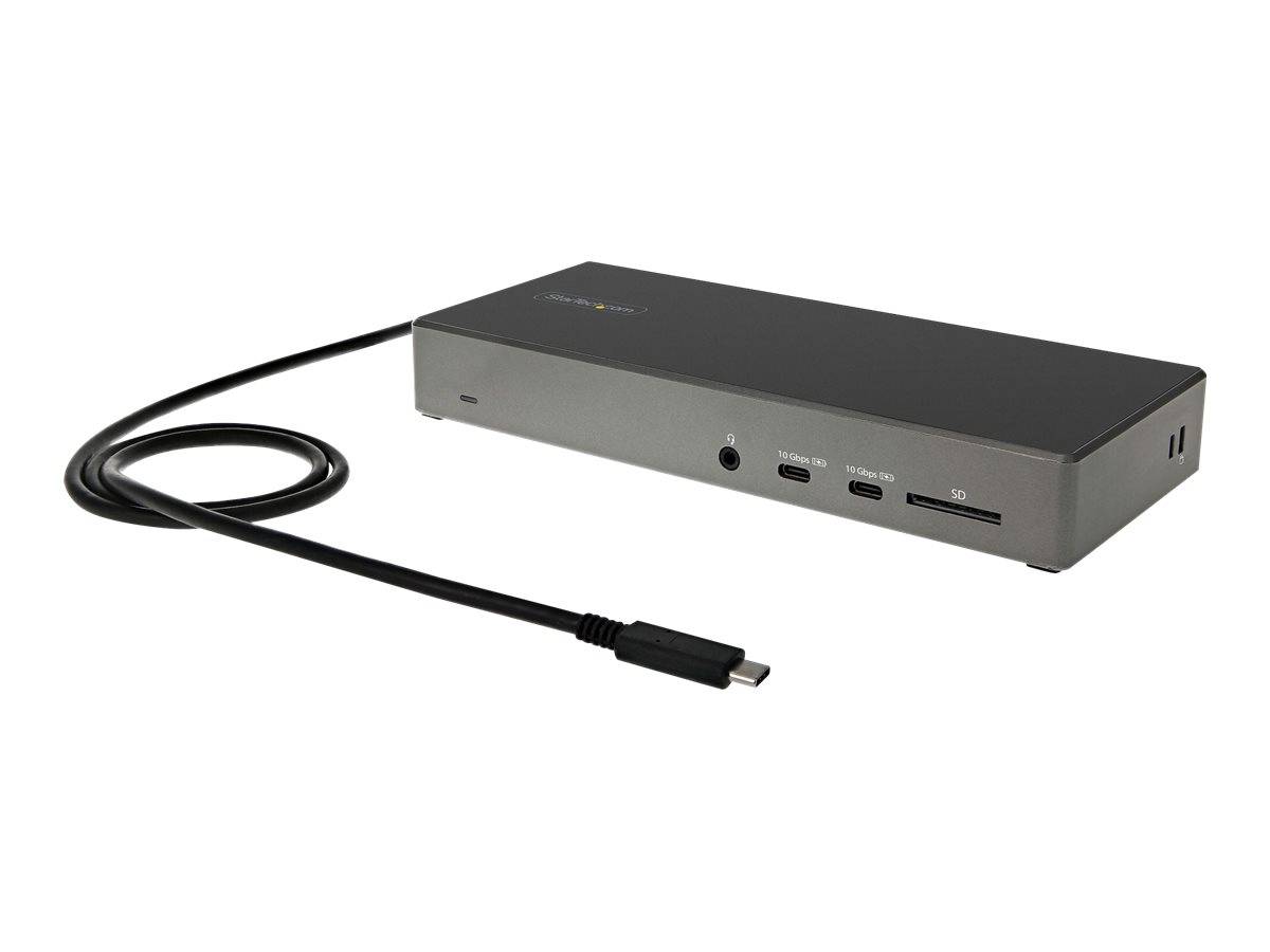 StarTech.com USB-C Dock - Dreifach 4K Monitor - USB Typ-C Dockingstation - 100 W PD 3.0 - DP 1.4 Alt Mode & DSC, 2x Disp-0