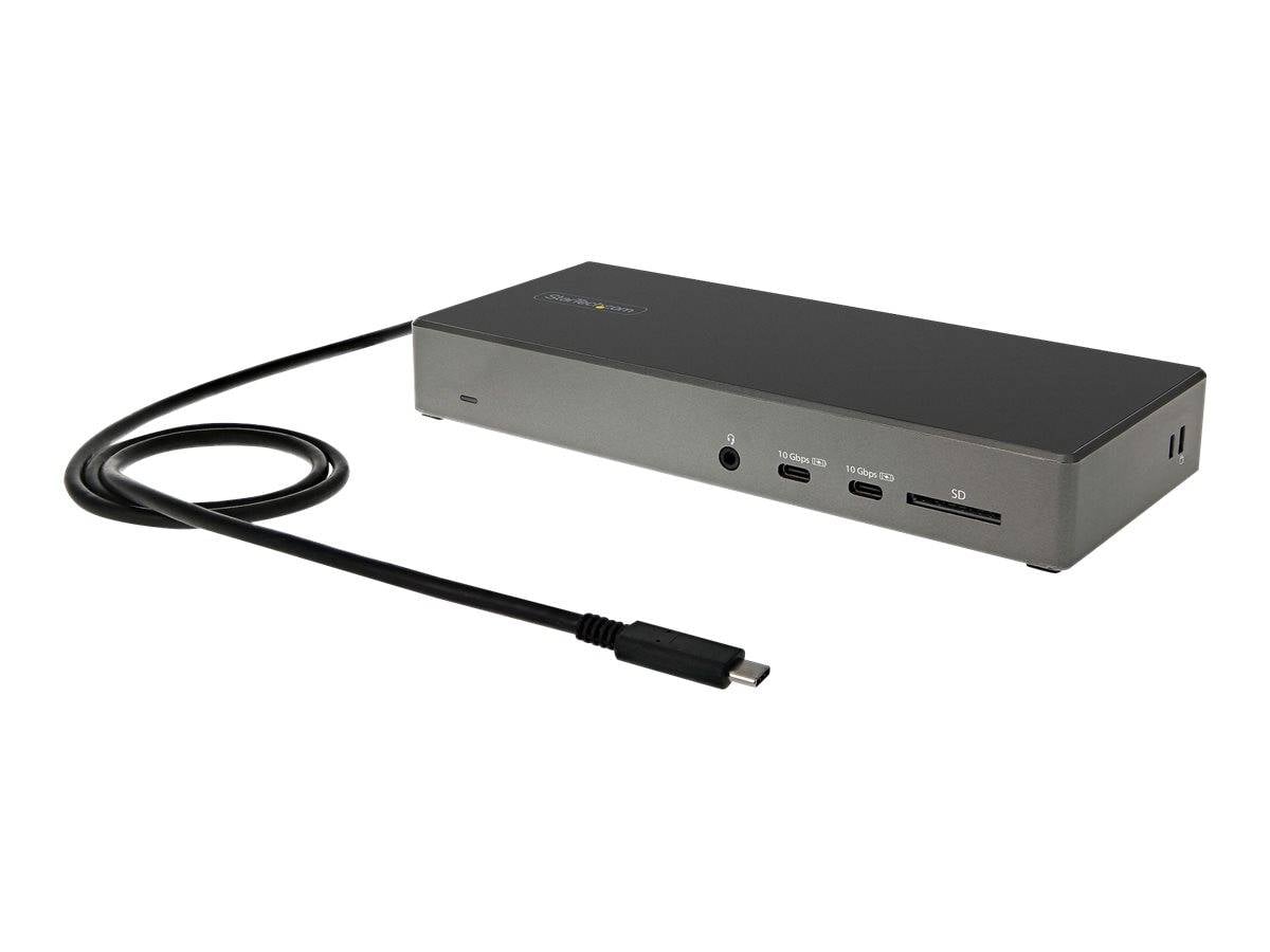 StarTech.com USB-C Dock - Dreifach 4K Monitor - USB Typ-C Dockingstation - 100 W PD 3.0 - DP 1.4 Alt Mode & DSC, 2x Disp