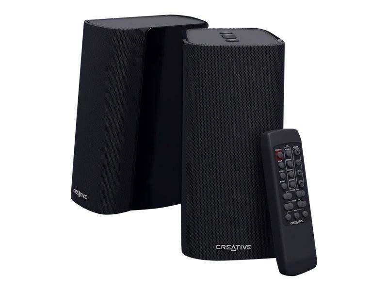 CREATIVE LABS - Creative T100 - Lautsprecher - für PC - kabellos - Bluetooth - 40 Watt (Gesamt)-4
