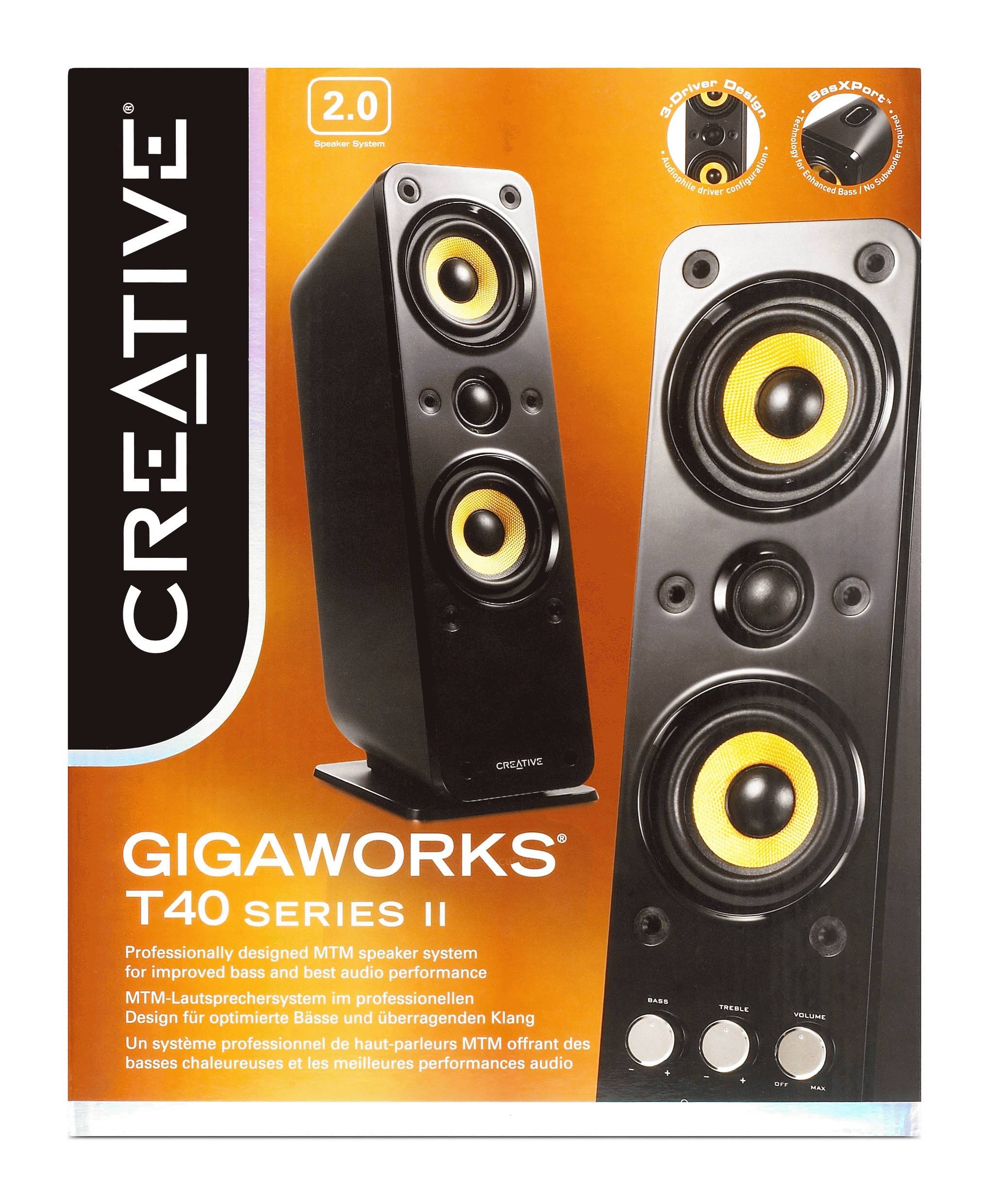 CREATIVE LABS - Creative GigaWorks T40 Series II - Lautsprecher - für PC - 32 Watt (Gesamt)-4