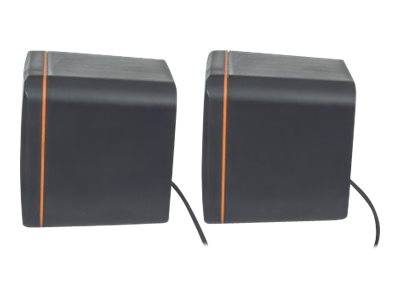 Manhattan 2600 Series Speaker System, Small Size, Big Sound, Two Speakers, Stereo, USB power, Output: 2x 3W, 3.5mm plug-4