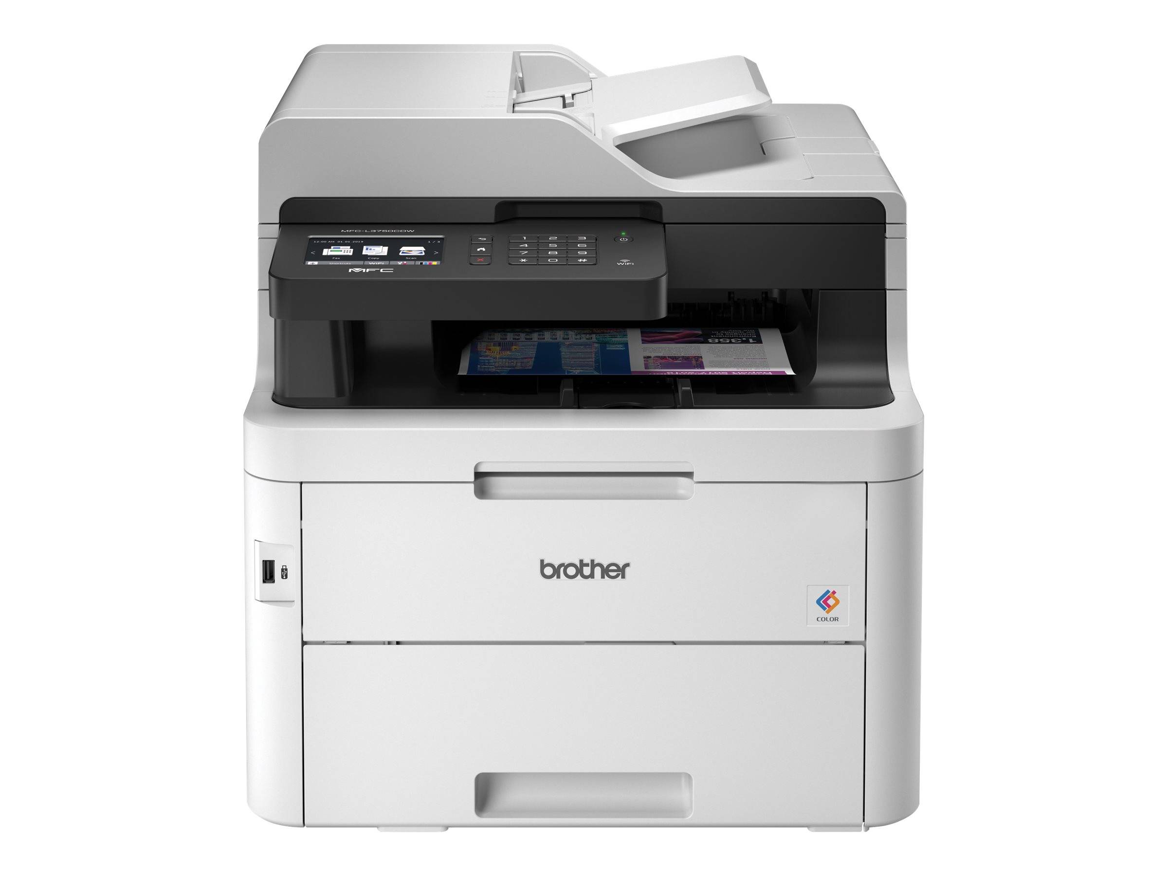 Brother MFC-L3750CDW - Multifunktionsdrucker - Farbe - LED - Legal (216 x 356 mm)-0
