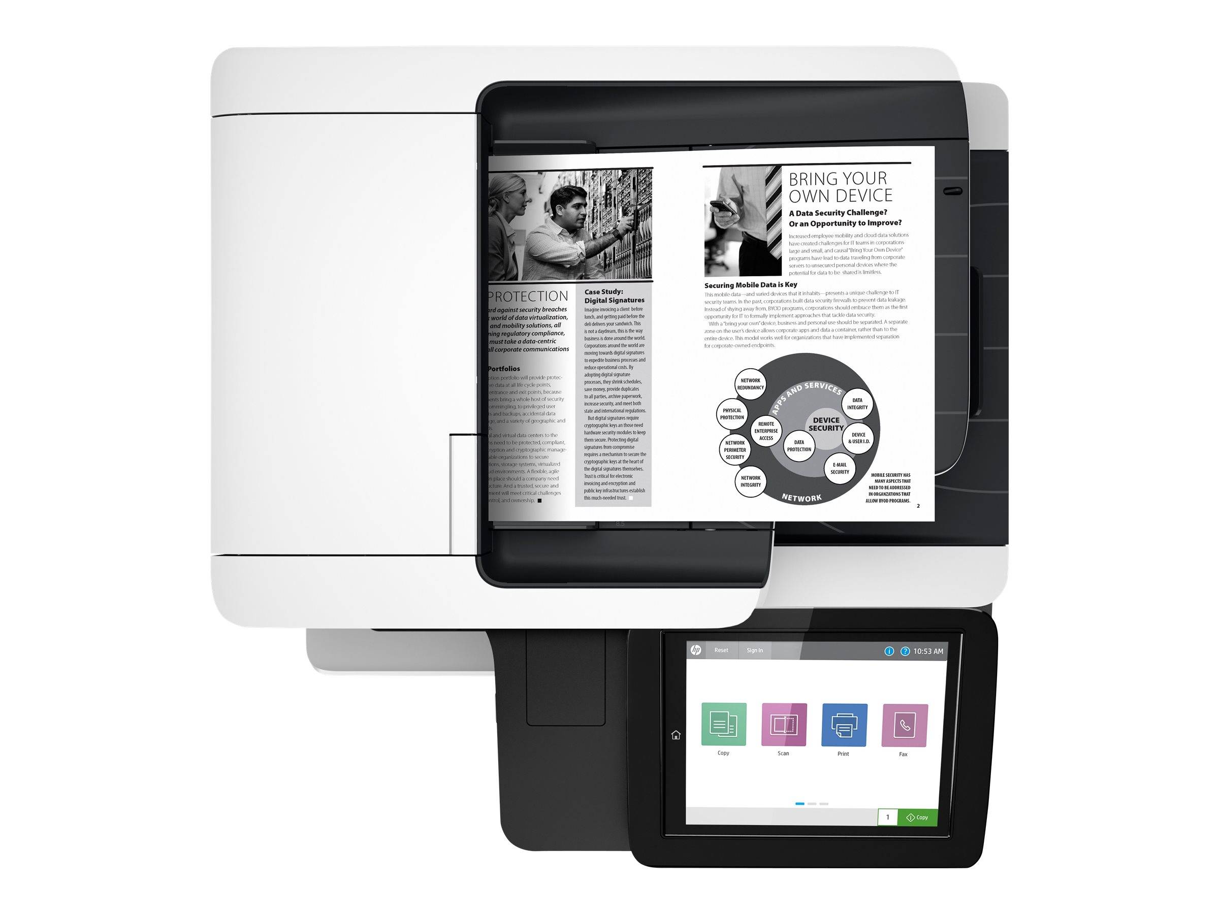 HP LaserJet Enterprise MFP M528dn - Multifunktionsdrucker - s/w - Laser - Legal (216 x 356 mm)-4