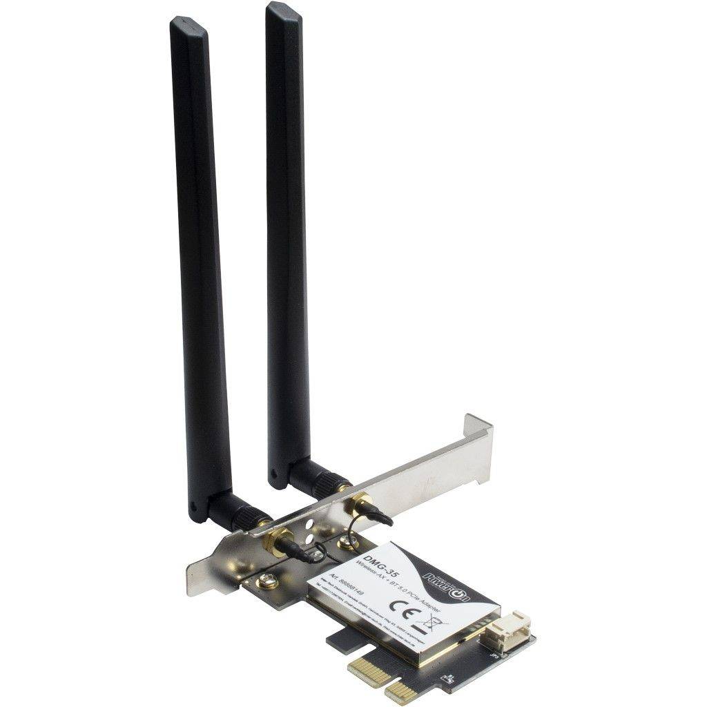 Inter-Tech DMG-35 - Netzwerkadapter - PCIe Low-Profile-5