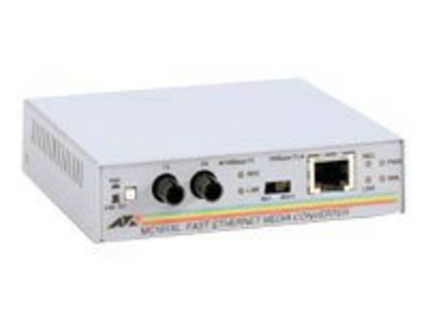 Allied Telesis AT MC101XL Medienkonverter 10Mb LAN 100Base-FX 100Base-TX RJ-45 / ST multi-mode bis zu 2 km 1310 nm