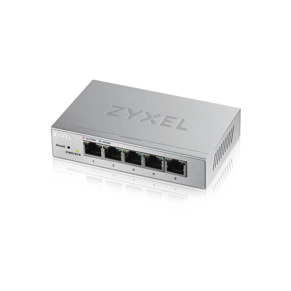 ZyXEL GS1200-5 - Switch - managed - 5 x 10/100/1000-4