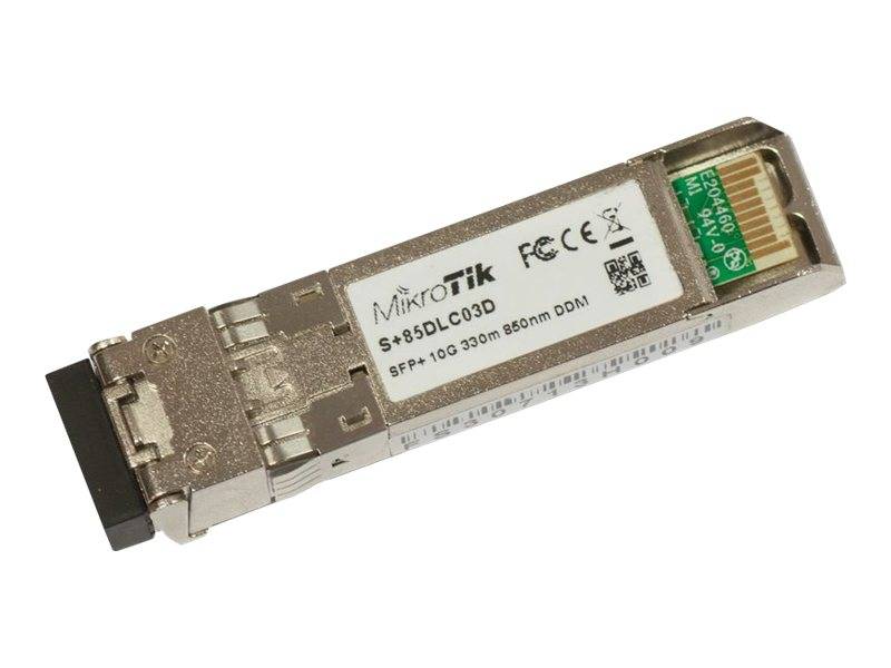 MikroTik S+85DLC03D - SFP+-Transceiver-Modul - 10 GigE - SFP+ / LC Multi-Mode --0
