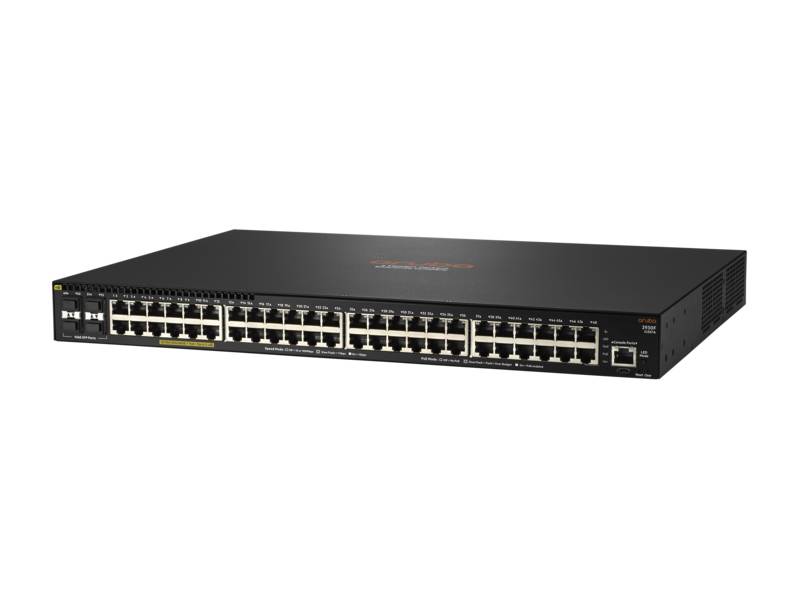 HP HPE Aruba 2930F 48GPoE+4SFP 740W Switch Europe - En JL557A - Switch - 176 Gbp-0