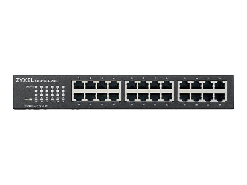 Zyxel GS-1100-24E - Switch - unmanaged - 24 x 10/100/1000-4