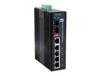 LevelOne IES-0600 - Switch - 4 x 10/100/1000 x Combo Gigabit Ethernet/Gigabit SFP x Fast Ethernet/Gigabit SFP-0