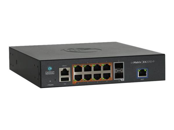 Cambium Networks cnMatrix EX2010-P - Switch - managed - 8 x 10/100/1000 (PoE+)