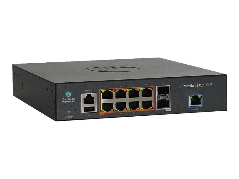 Cambium Networks cnMatrix EX2010-P - Switch - managed - 8 x 10/100/1000 (PoE+)-0