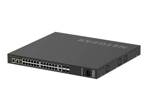 NETGEAR AV Line M4250-26G4XF-PoE+ - Switch - L3 - managed - 24 x 10/100/1000 (PoE+)