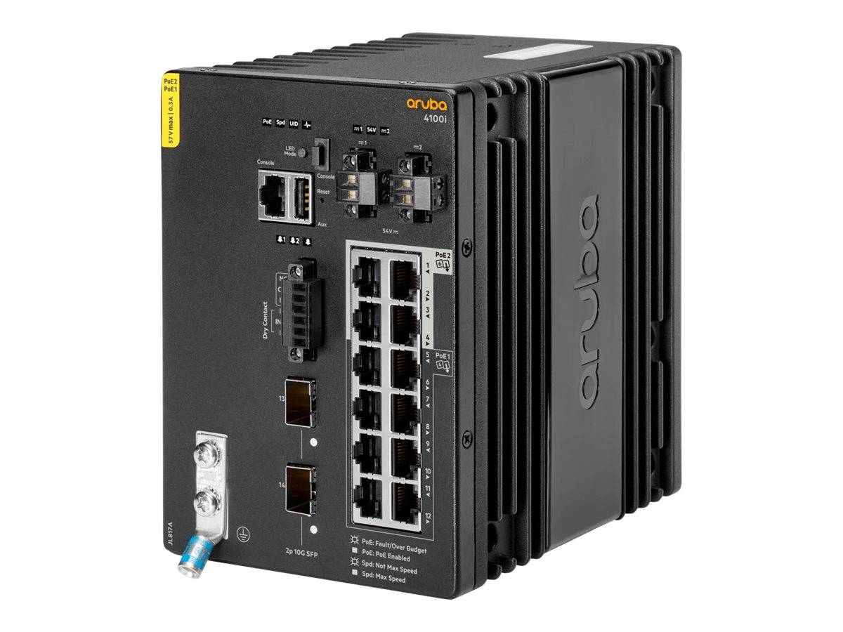 HPE Aruba 4100i - Switch - 8 x 10/100/1000 (PoE Class 4)-0