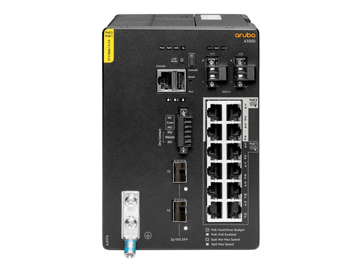 HPE Aruba 4100i - Switch - 8 x 10/100/1000 (PoE Class 4)-1