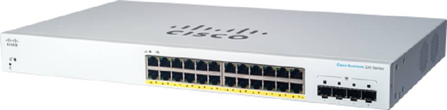 Cisco Business 220 Series CBS220-24P-4G - Switch - Smart - 24 x 10/100/1000 (PoE+)-2