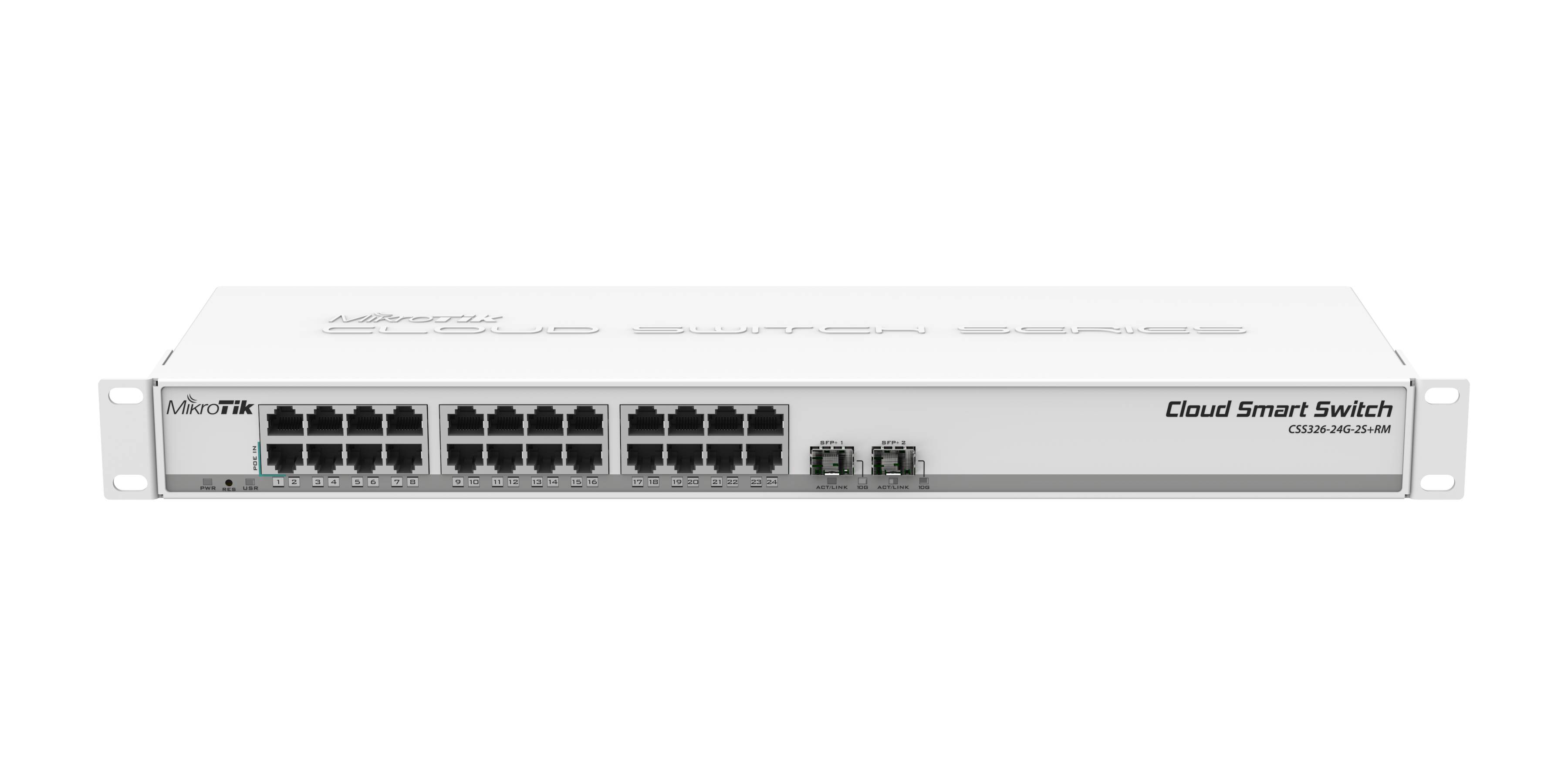 MikroTik Cloud Smart Switch CSS326-24G-2S+RM-4