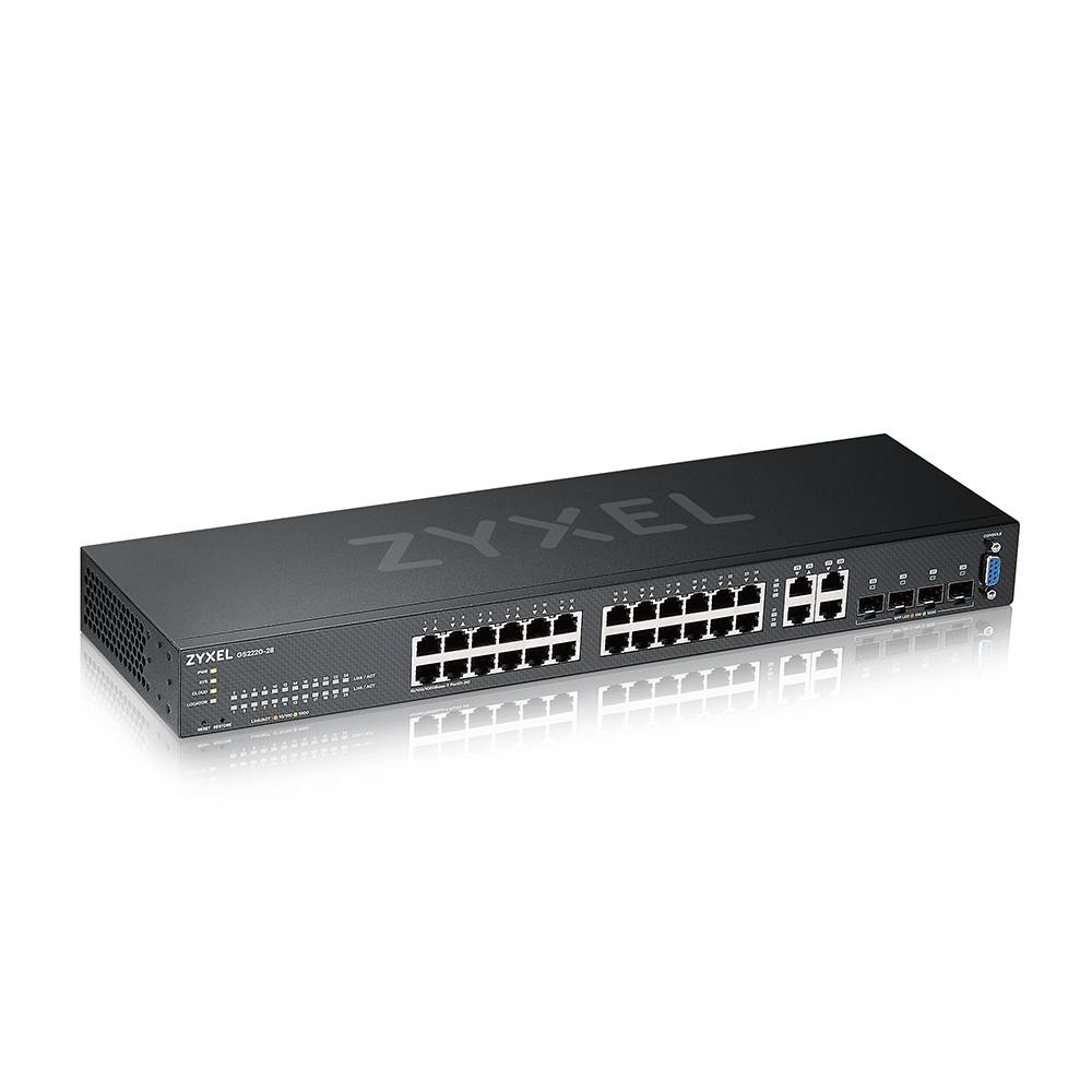 Zyxel GS2220-28 - Switch - managed - 24 x 10/100/1000 + 4 x Kombi-Gigabit-SFP-7