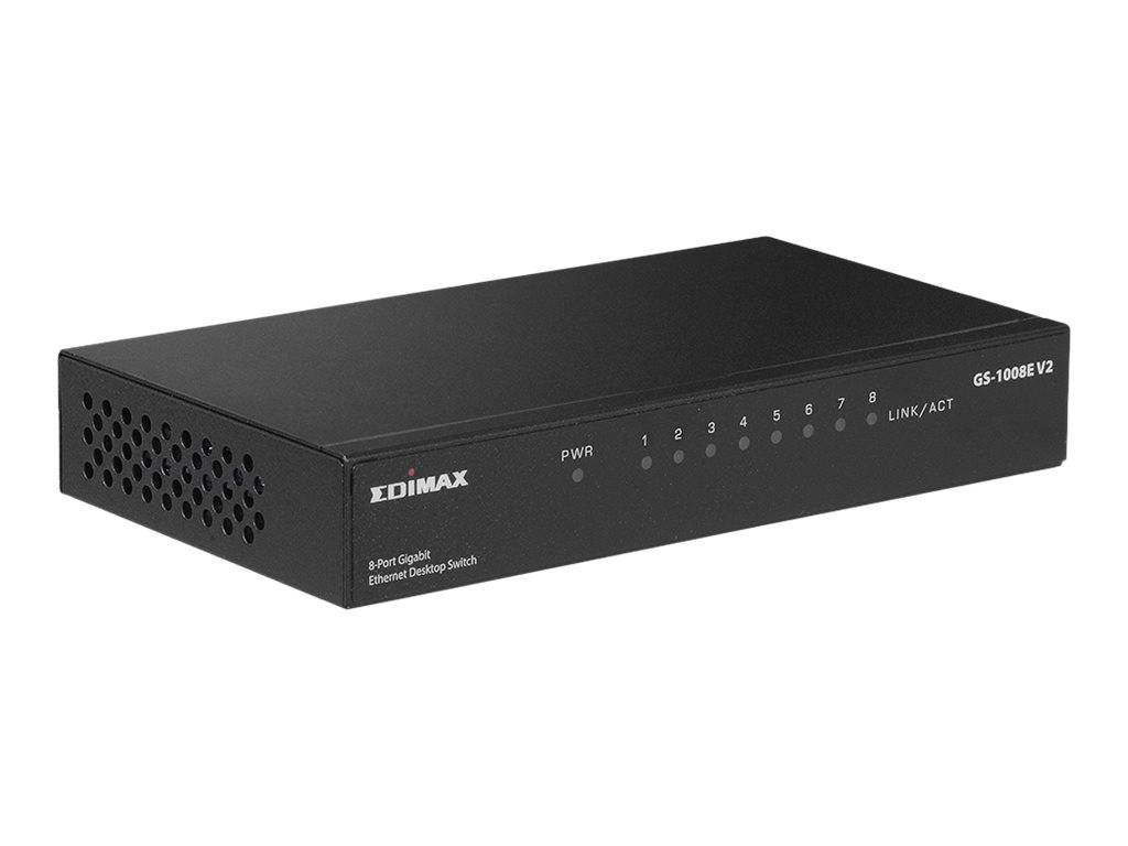 Edimax GS-1008E V2 - Switch - unmanaged - 8 x 10/100/1000-2