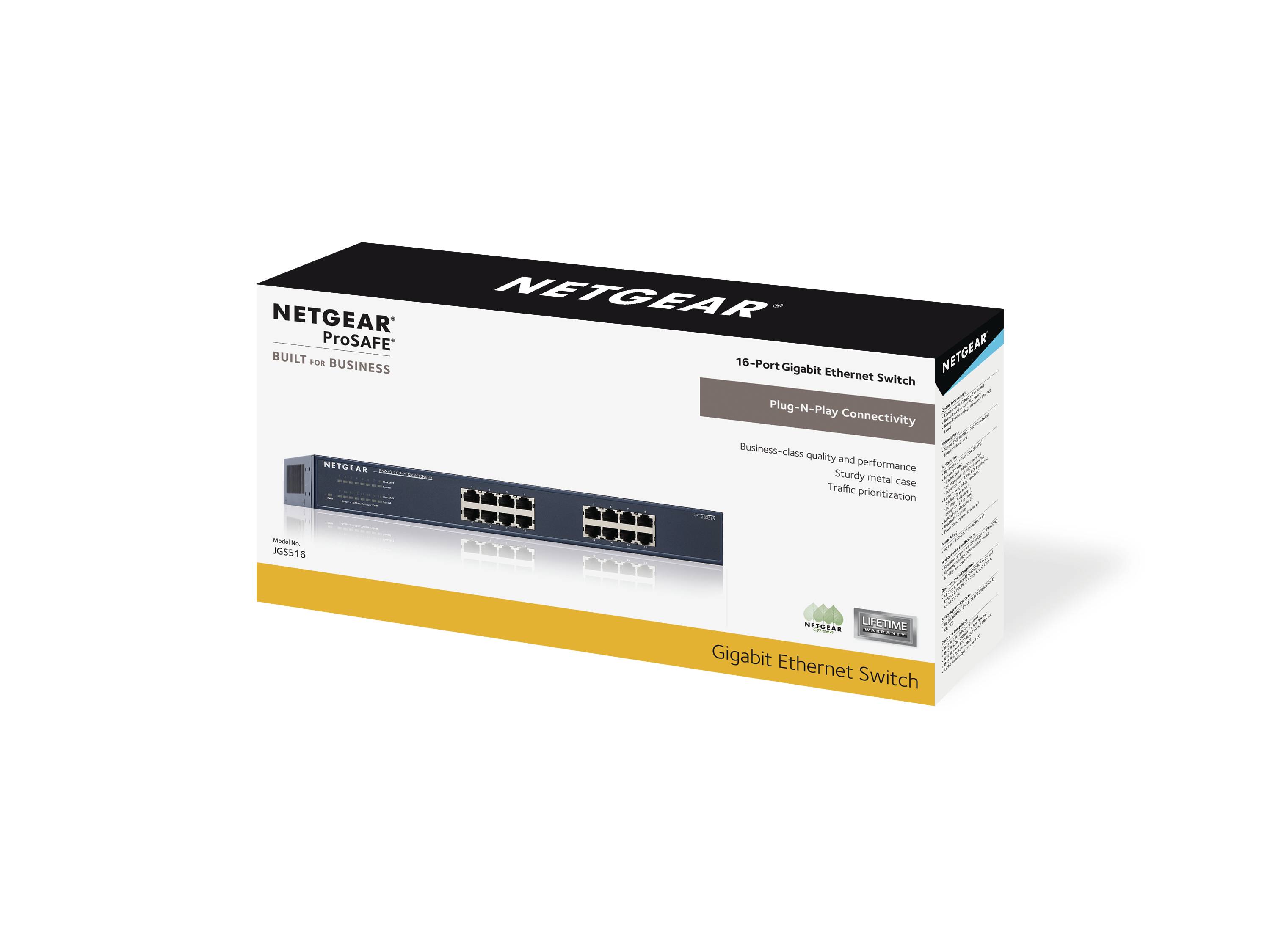 NETGEAR JGS516v2 Netzwerk Switch JGS516-200EUS 16 Port 1 GBit/s-6