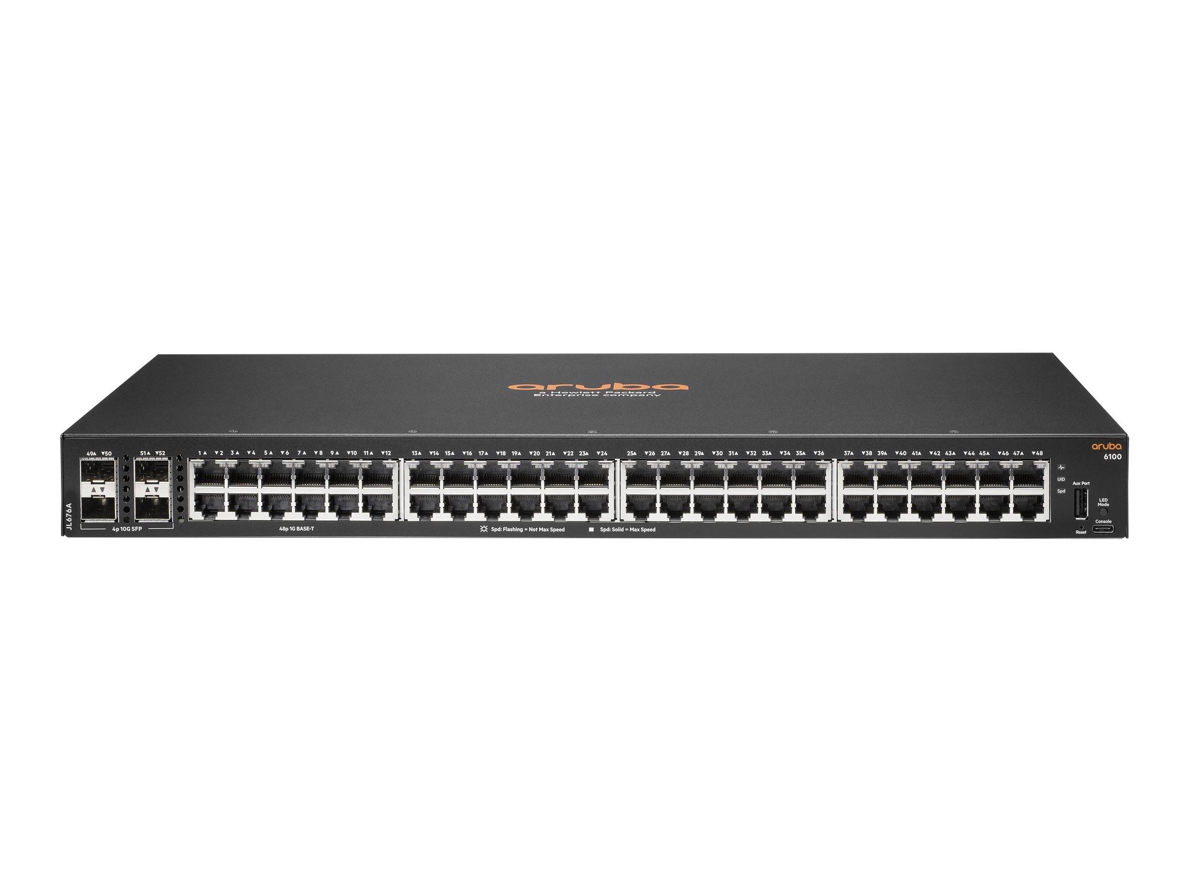 HPE Aruba 6100 48G 4SFP+ Switch - Switch - managed-0