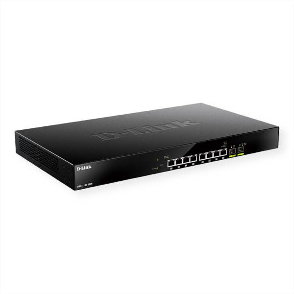 D-Link DMS 1100-10TP - Switch - Smart - 8 x 100/1000/2.5G (PoE+)