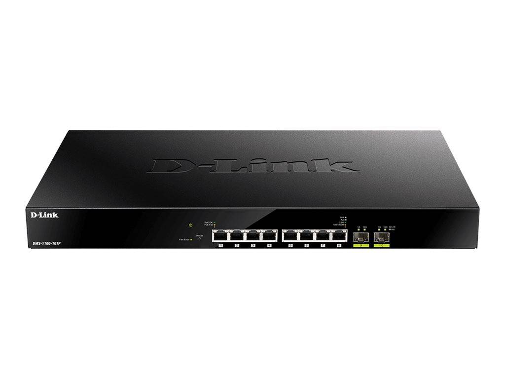 D-Link DMS 1100-10TP - Switch - Smart - 8 x 100/1000/2.5G (PoE+)-4
