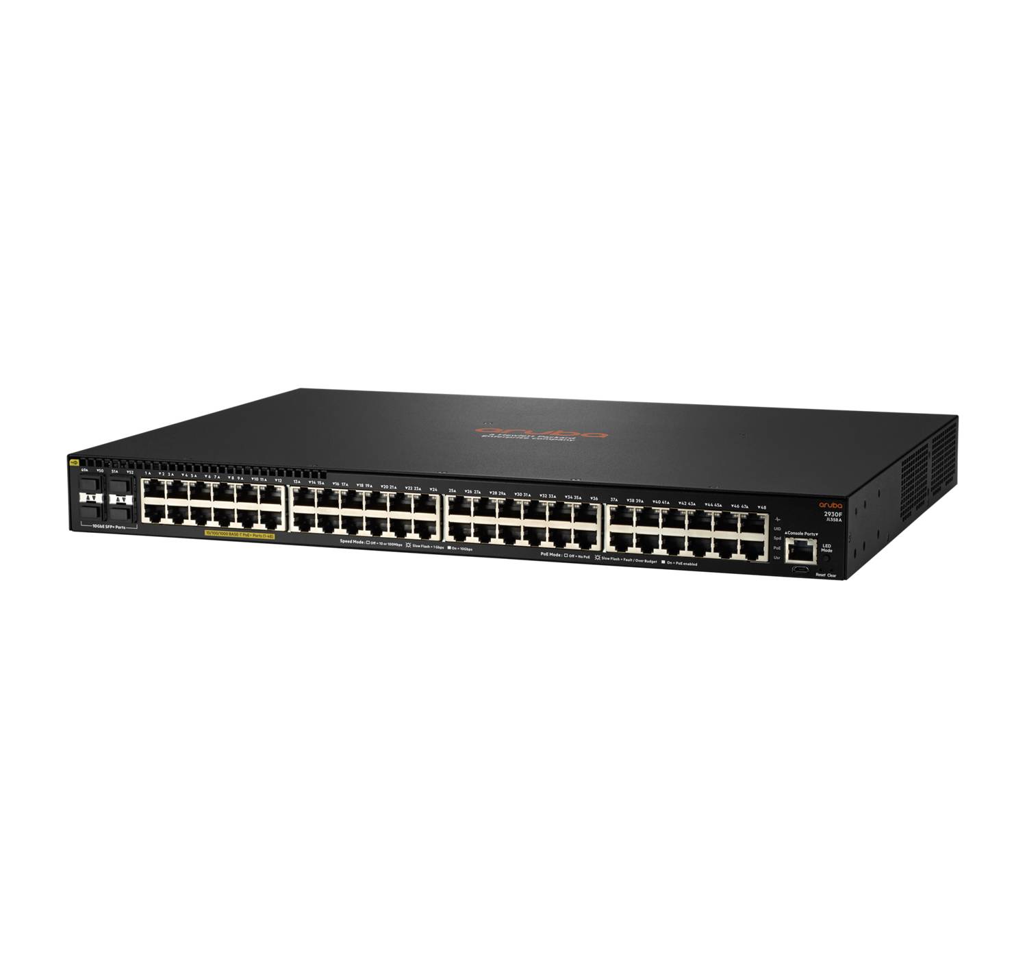 HPE Aruba 2930F 48G PoE+ 4SFP+ - Switch - L3 - managed - 48 x 10/100/1000 (PoE+)-7