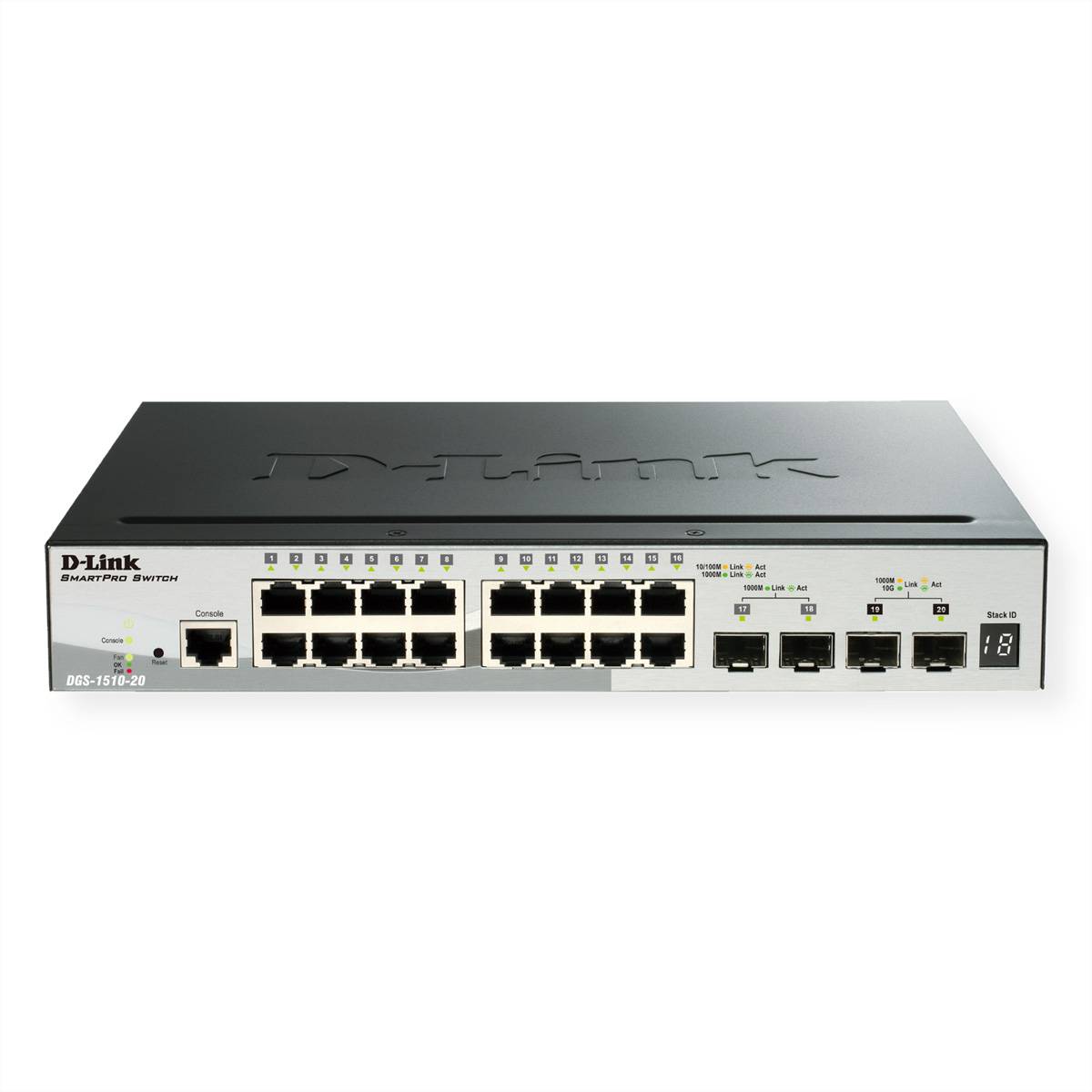 D-Link DGS-1510-20 20-Port Smart Managed Gigabit Stack Switch-3