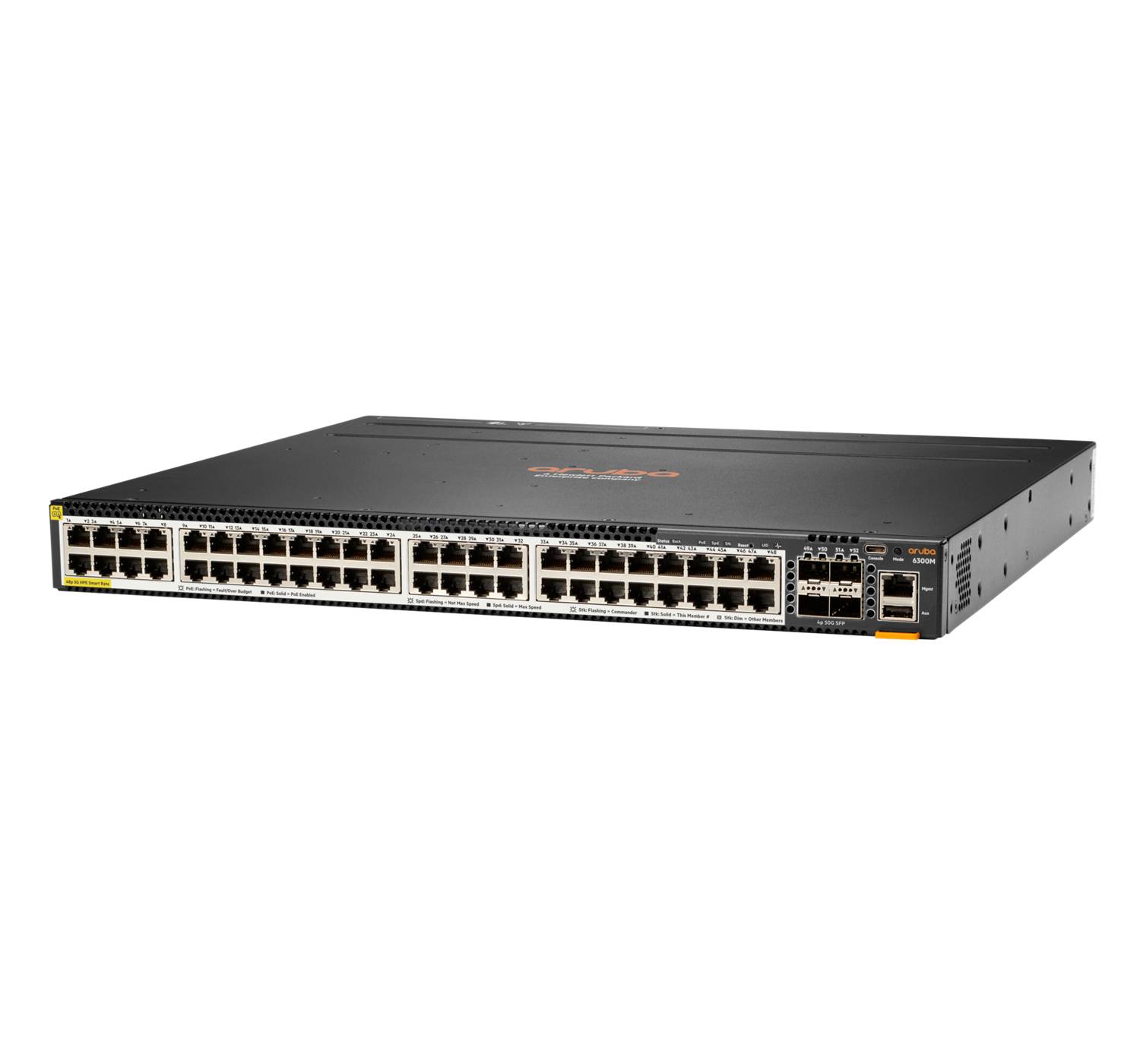 HPE Aruba 6300M - Switch - L3 - managed - 48 x 100/1000/2.5G/5G (PoE+)-6