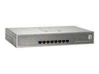 LevelOne GEP-0822 - Switch - unmanaged - 8 x 10/100/1000 (PoE+)-0