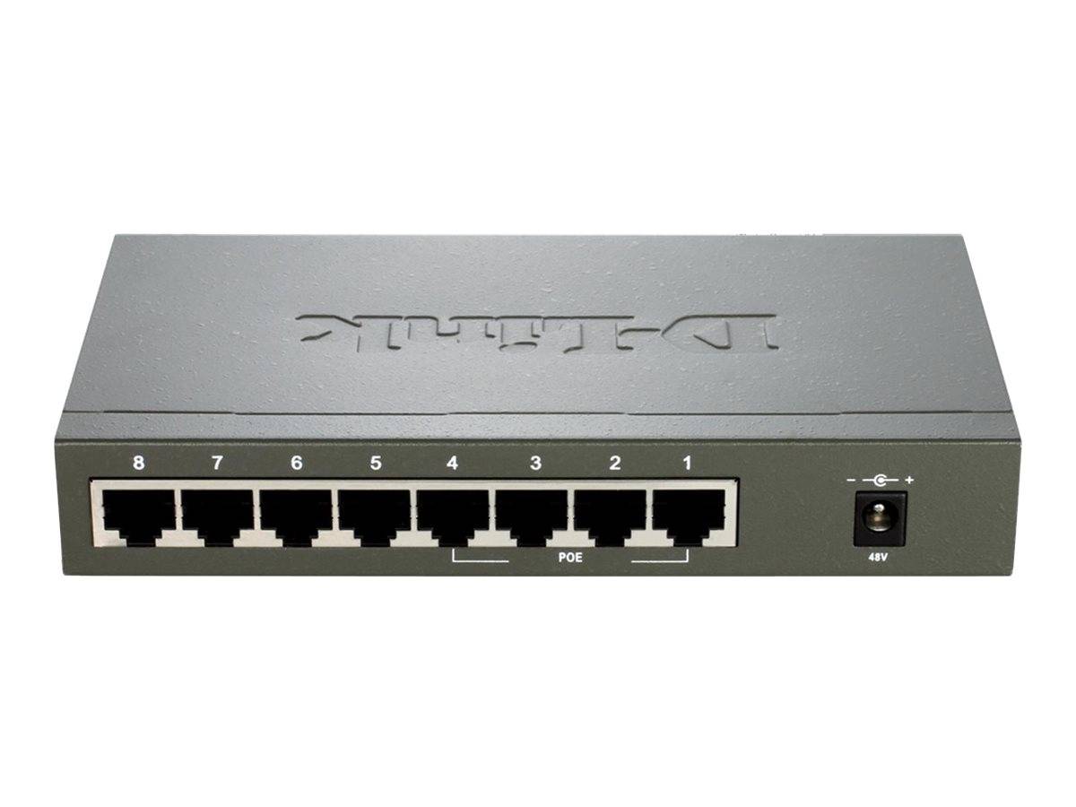 D-Link DES 1008PA - Switch - unmanaged - 4 x 10/100 (PoE)-6