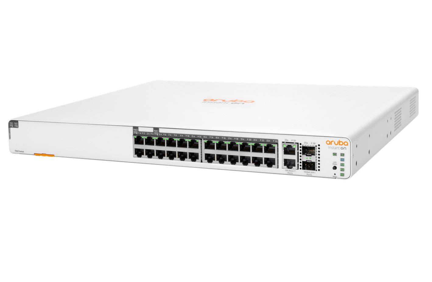 HPE Networking Instant On 1960 24G 20p Class4 4p Class6 PoE 2XGT 2SFP+ 370W Switch - Switch - L3 Lite - managed - 24 x 1-2