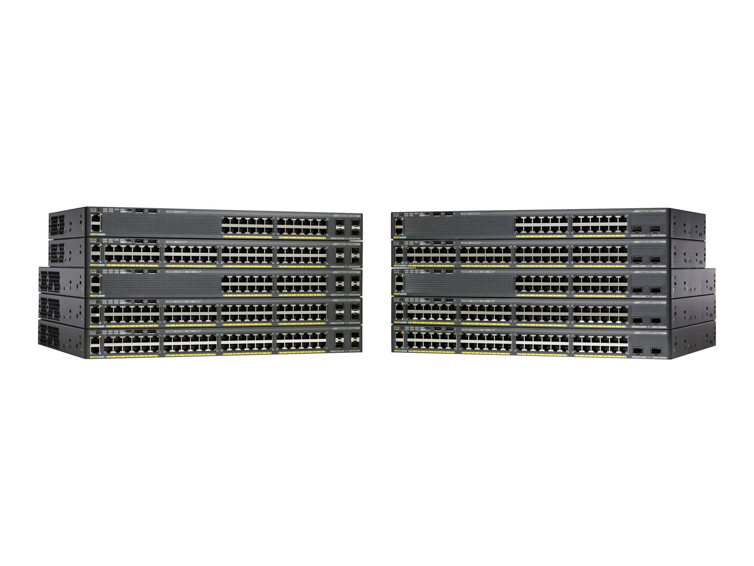 Cisco Catalyst 2960X-24PD-L - Switch - managed - 24 x 10/100/1000 (PoE+)-0